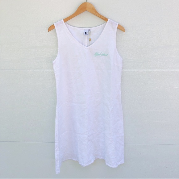 Sea Island Linen Dress - Picture 1 of 3